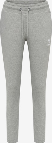 HummelSlimfit Sportske hlače 'Noni 2.0' - siva boja: prednji dio