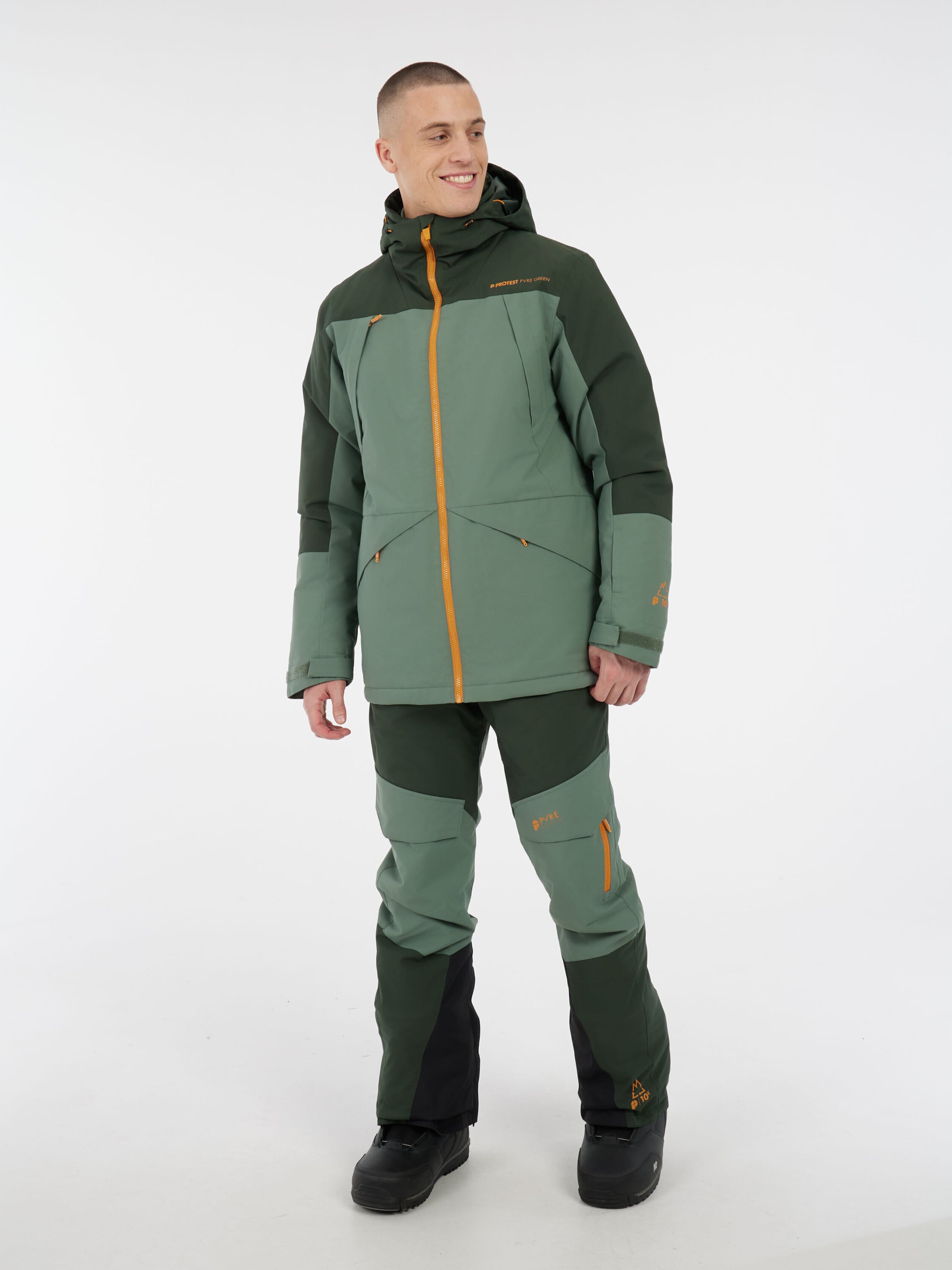 PROTEST Sportjacke 'PRTDunton'‌‌‌‌‌‌‌‌‌‌ in Grün