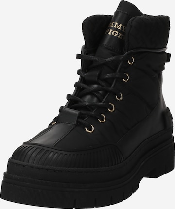 Bottes TOMMY HILFIGER en noir : devant