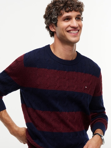 TOMMY HILFIGER Pullover in Blau