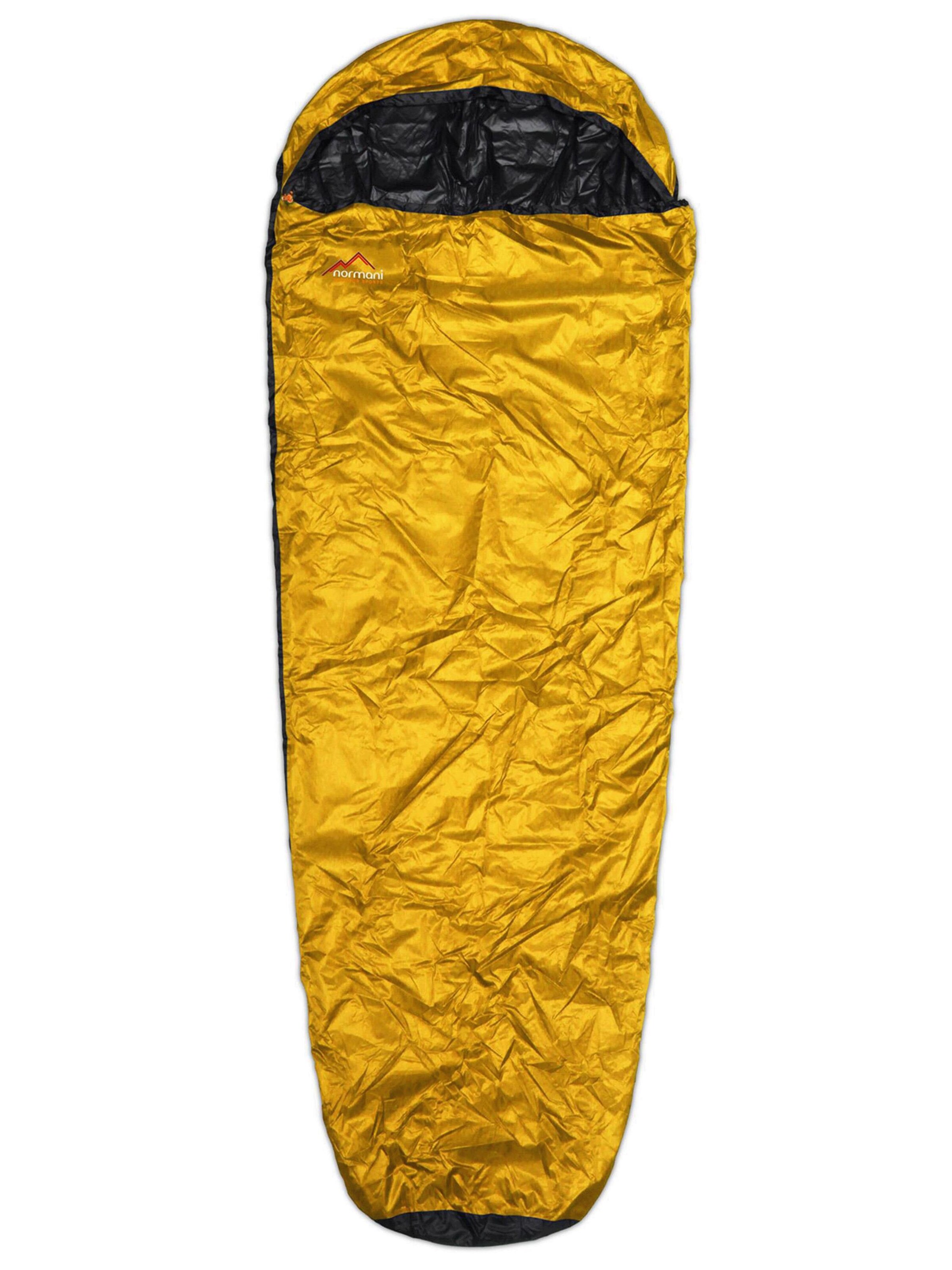 normani Schlafsack 'SleeBag' in Gelb: Vorderseite