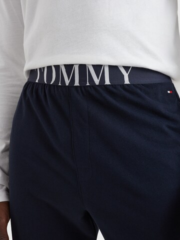 Tommy Hilfiger Underwear Dolga pižama | modra barva