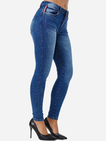 Tazzio Skinny Jeansy 'F108' w kolorze niebieski