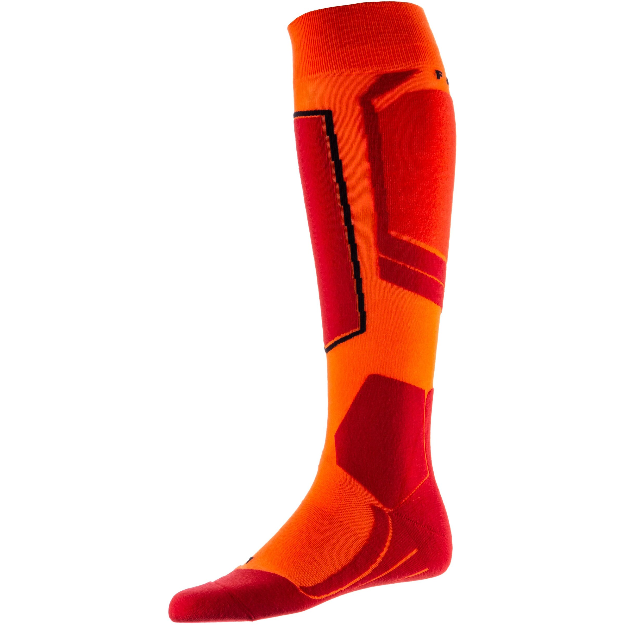FALKE Athletic Socks in Orange: front