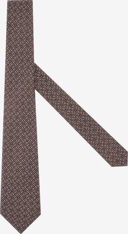 Cravate Boggi Milano en marron : devant