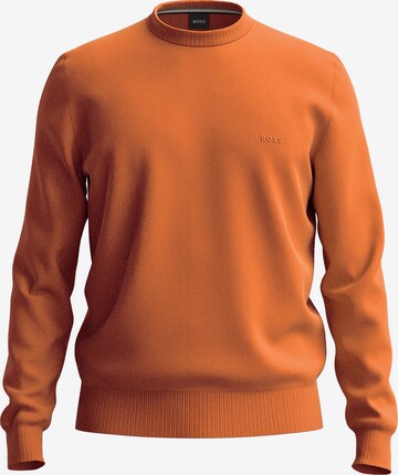 BOSS Sweater 'Pacas-L' in Orange: front