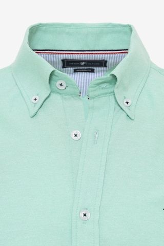 DENIM CULTURE - Ajuste regular Camisa ' EDIZ ' en verde