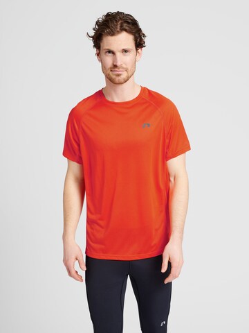 T-Shirt fonctionnel Newline en orange : devant