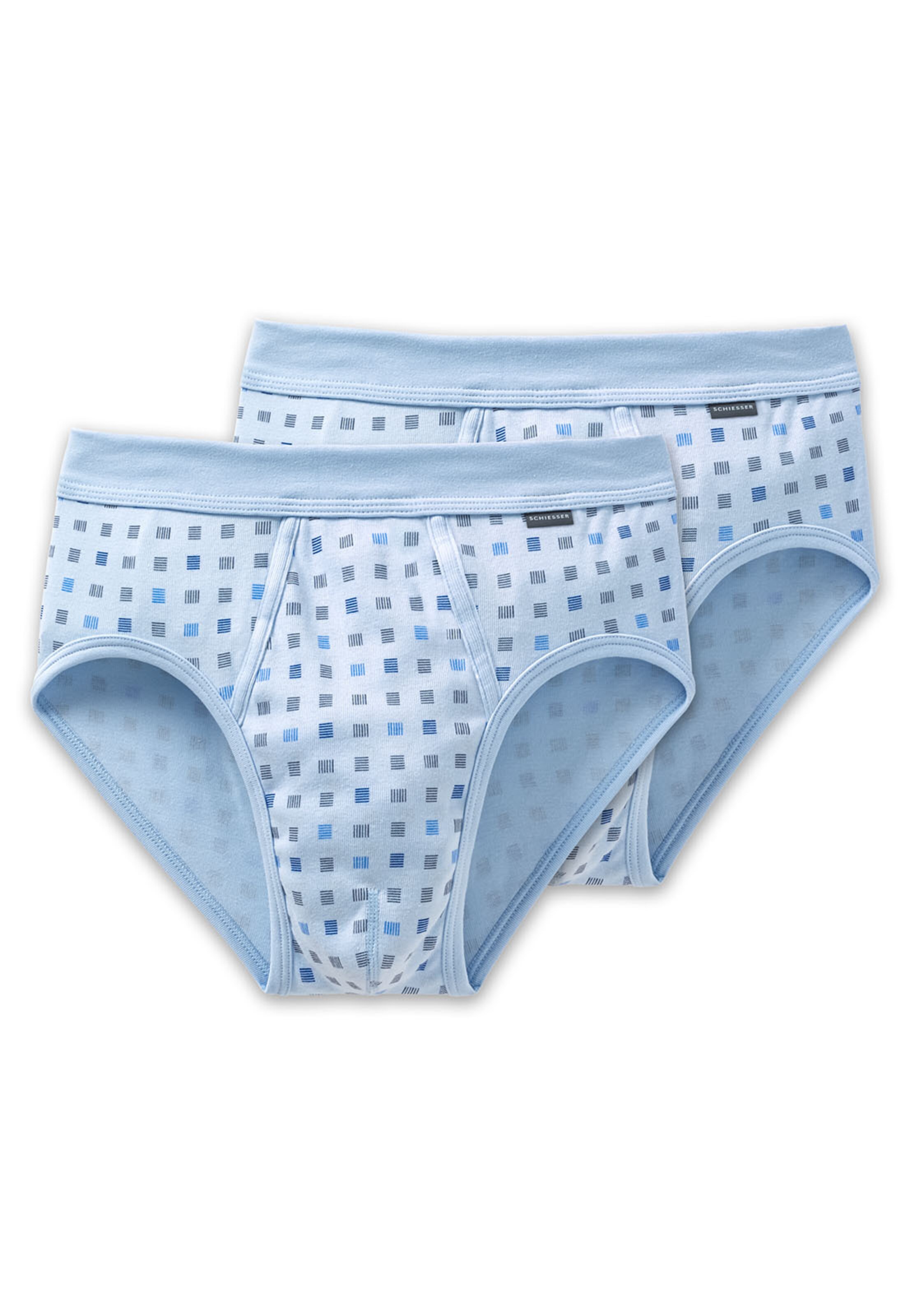 SCHIESSER Slip in Blauw: voorkant