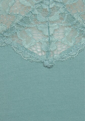 LASCANA Korte pyjama 'Summer Lace' in Groen