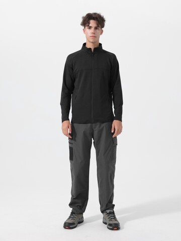 Youthup Sportstrickjacke in Schwarz