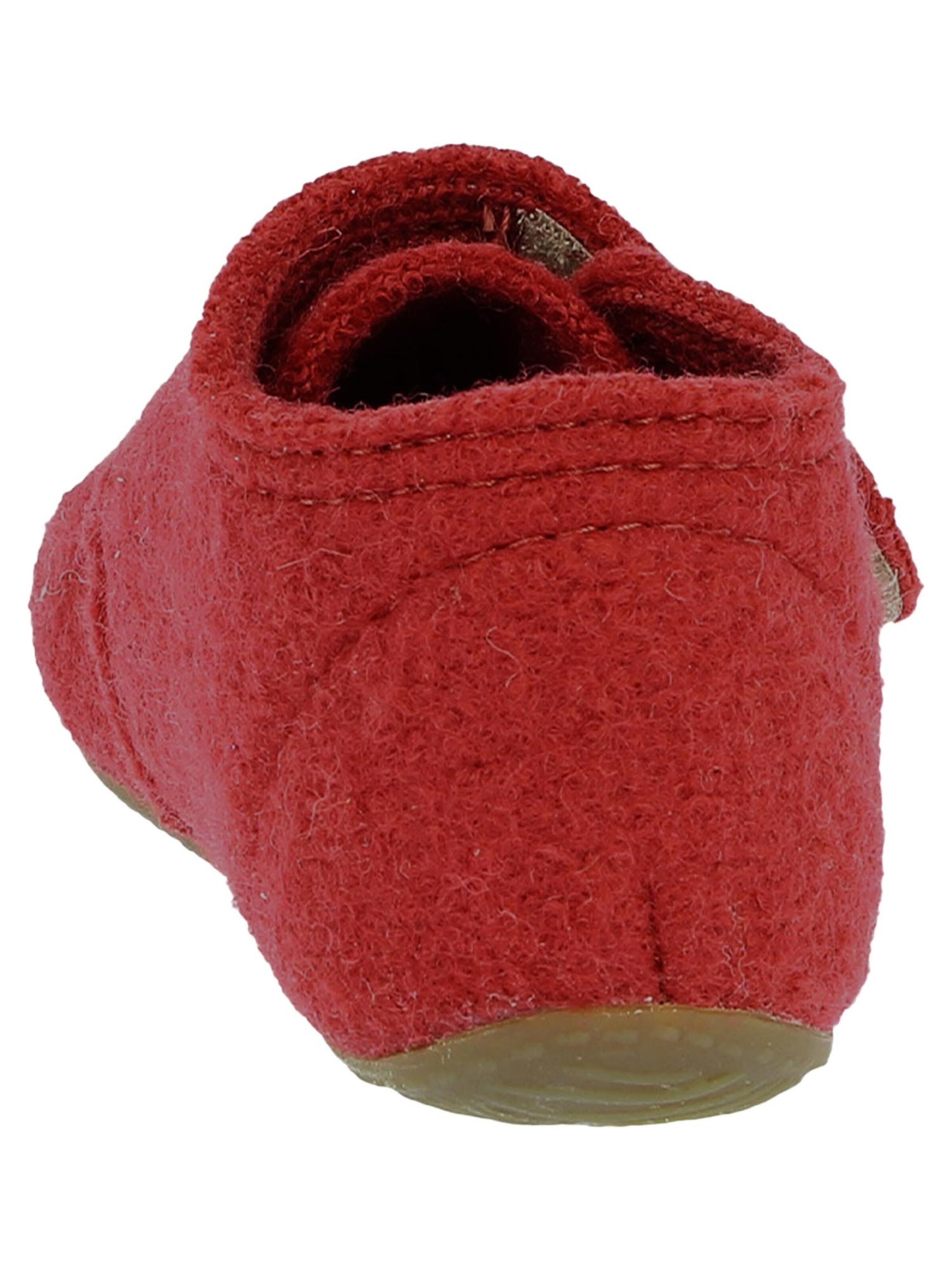 Living Kitzbühel Huisschoenen 'Schurwolle' in Rood