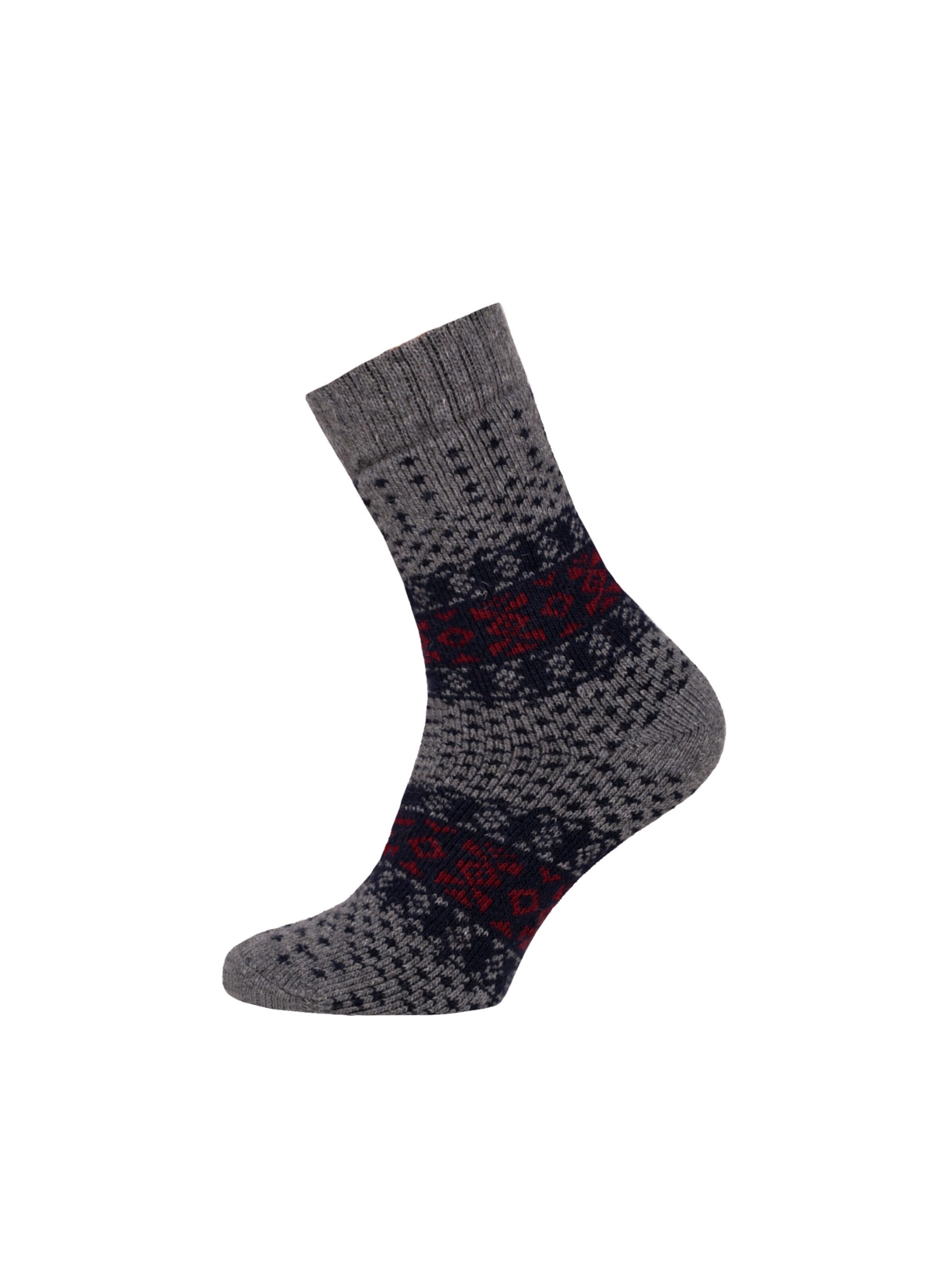HomeOfSocks Socks 'HOS457' in Grey: front