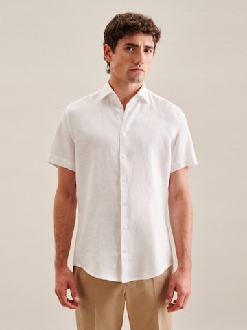 SEIDENSTICKER Slim fit Overhemd in Wit