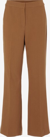 regular Pantaloni con piega frontale 'Polar' di Y.A.S in marrone: frontale