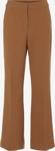 Y.A.S Normalny krój Spodnie w kant 'Polar' w kolorze brązowy: przód