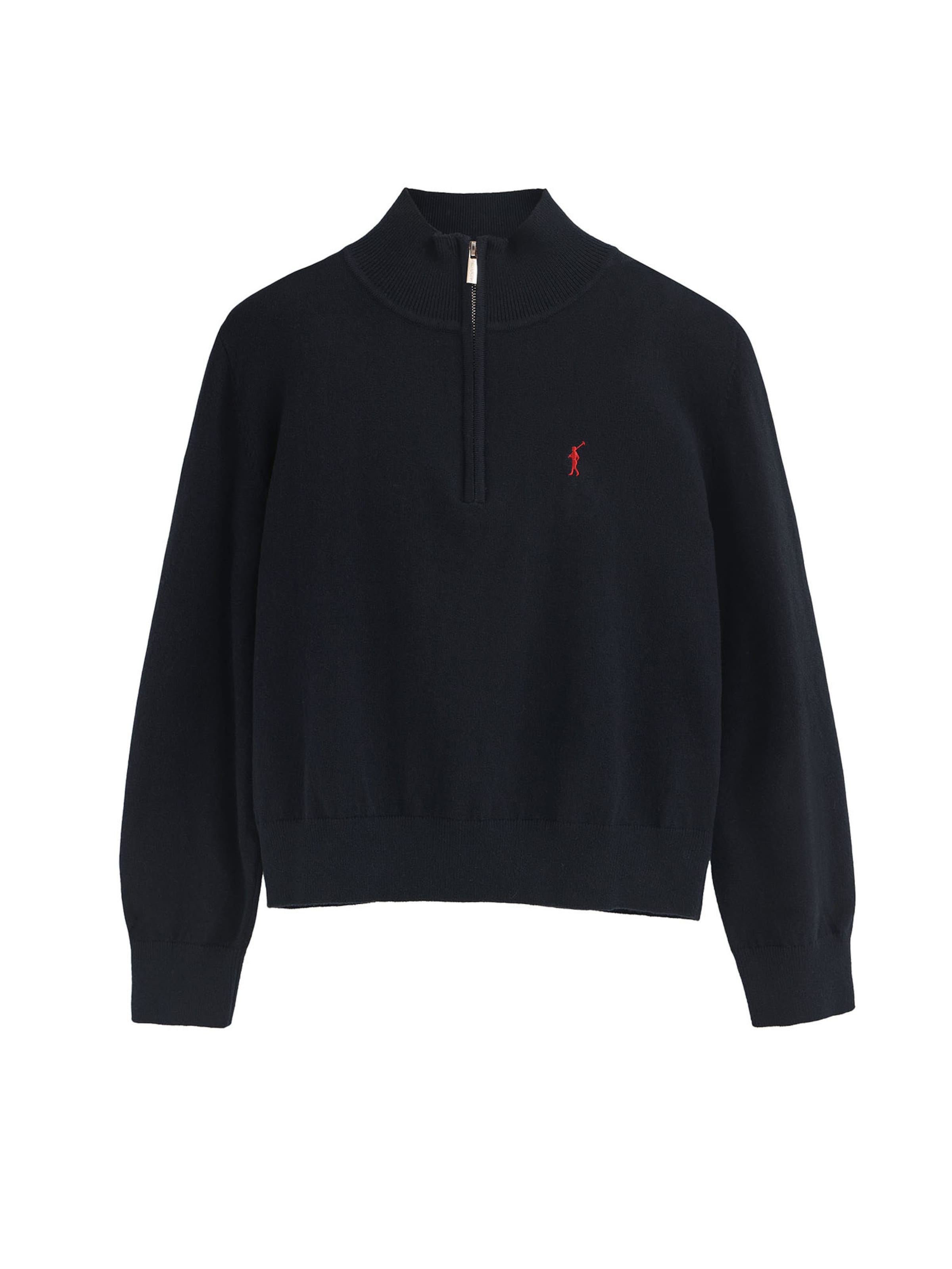 Polo Club Pullover in Schwarz: Vorderseite