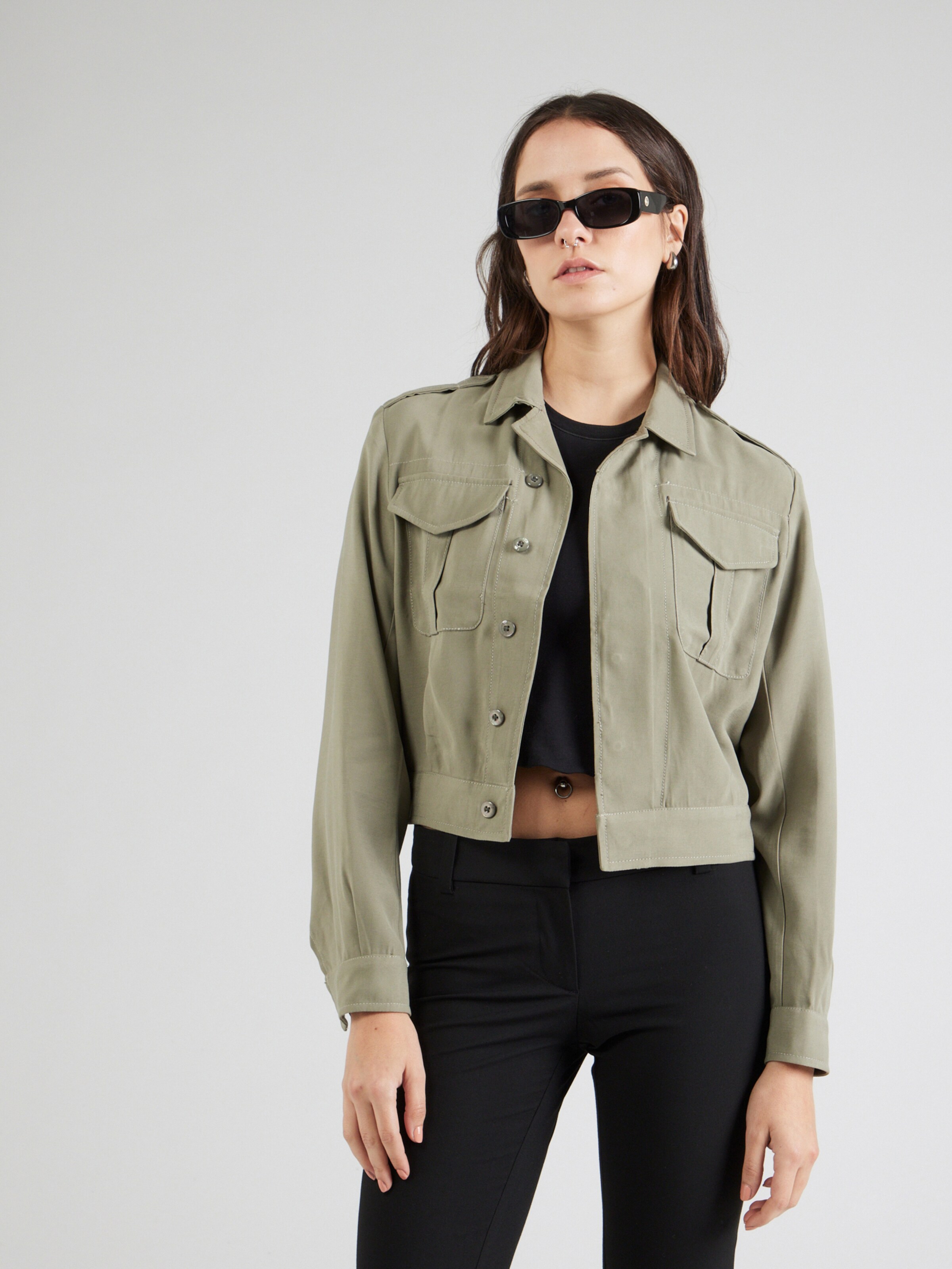 Veste mi saison Officer G STAR en Kaki ABOUT YOU