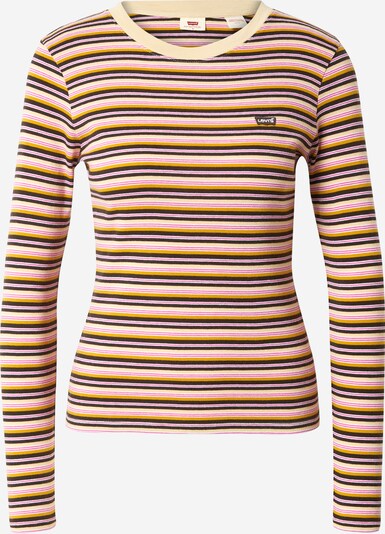 LEVI'S ® Shirt 'Long Sleeved Baby Tee' in Honey / Light yellow / Orchid / Black, Item view