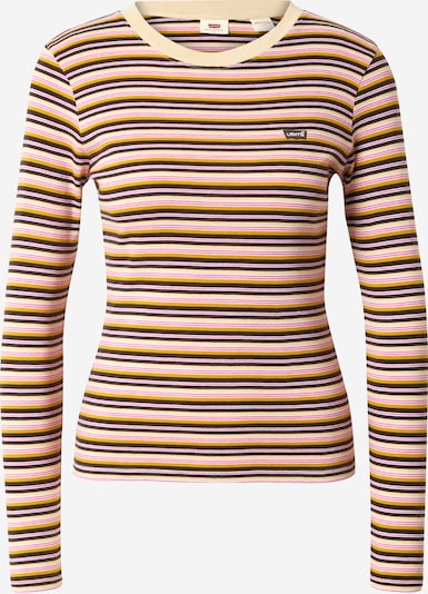 LEVI'S ® T-shirt 'Long Sleeved Baby Tee' i honung / ljusgul / orkidé / svart, Produktvy