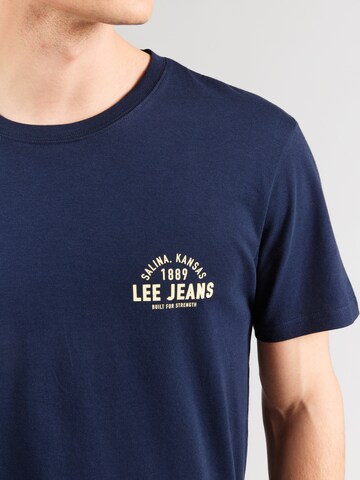 T-Shirt Lee en bleu