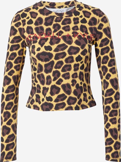 KENDALL + KYLIE Shirt in Brown / Yellow / Red / Black, Item view