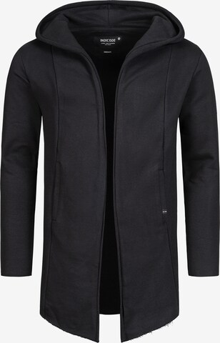 INDICODE JEANS Sweatjacke ' Brekstad ' in Schwarz: predná strana