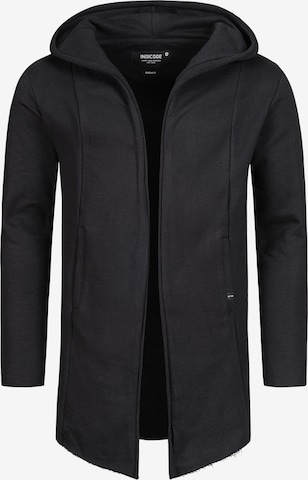 INDICODE JEANS Sweatjacke ' Brekstad ' in Schwarz: Vorderseite