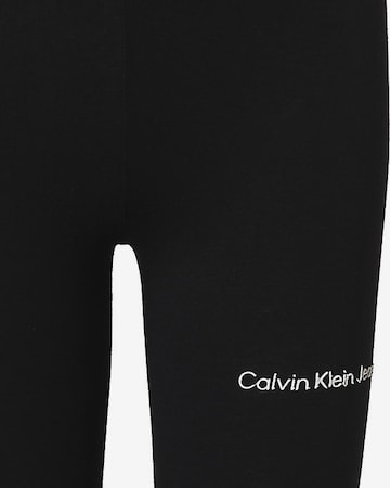 Calvin Klein Jeans Skinny Legíny – černá