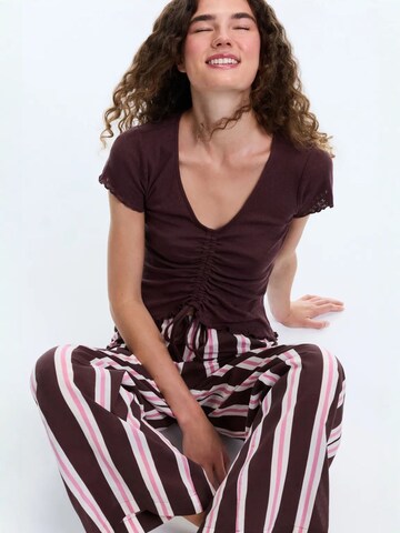 Penti Pyžamo 'Pyjama-Sets' – červená: přední strana