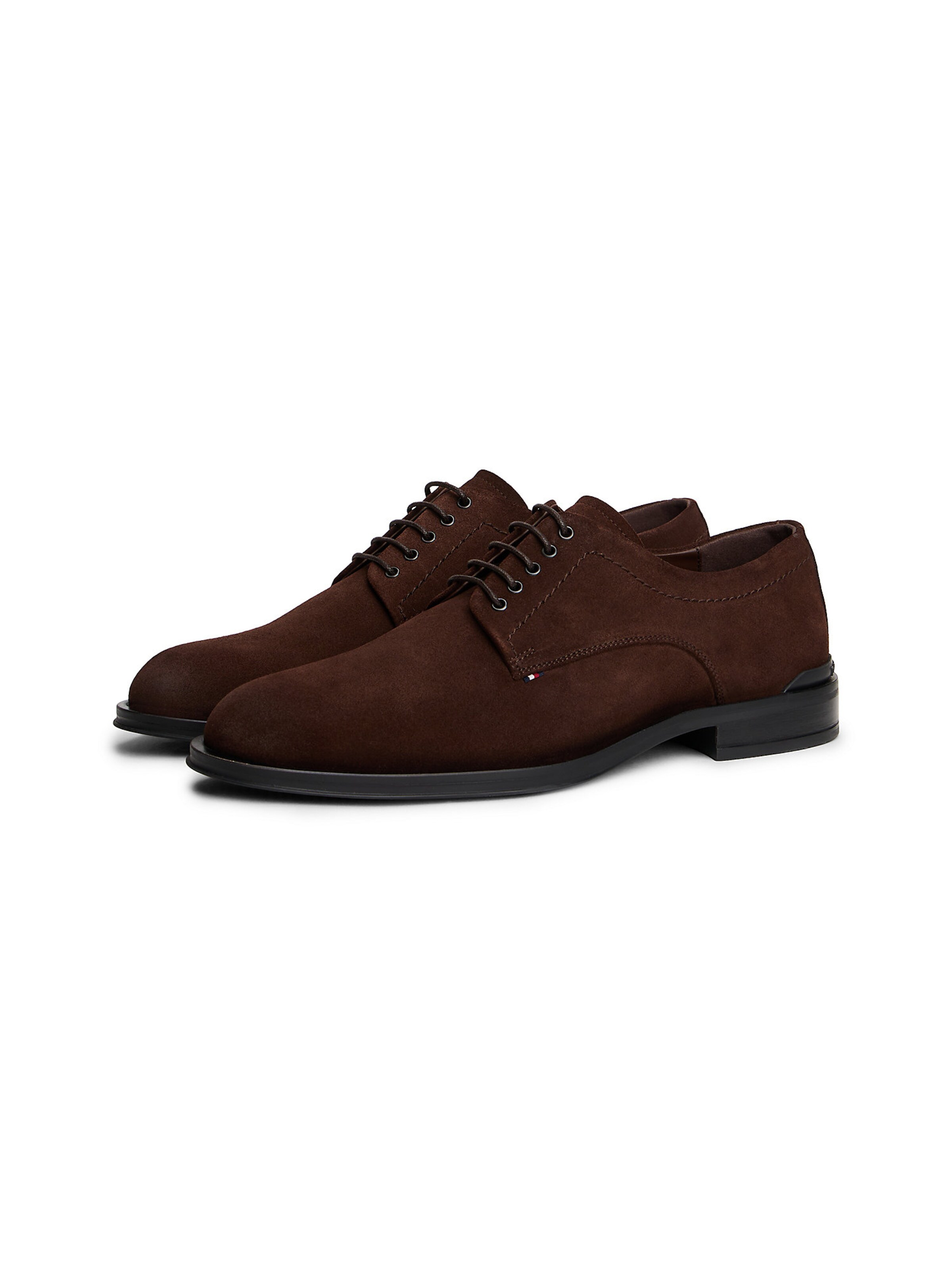 TOMMY HILFIGER Lace-up shoe 'Derby' in Brown