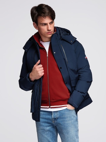 Ombre Winter jacket in Blue