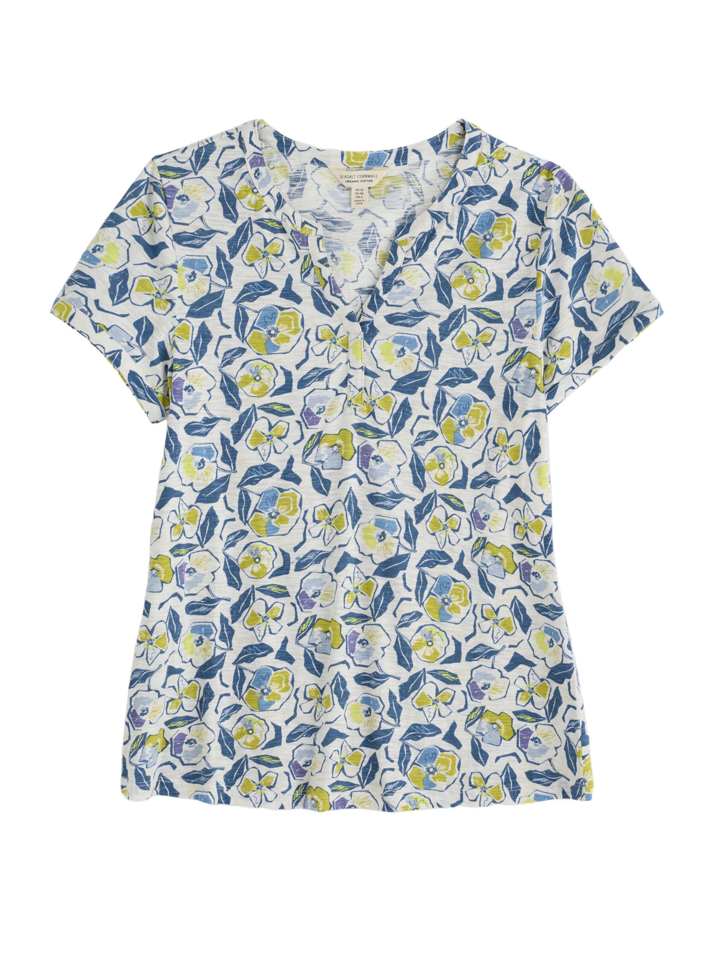 Seasalt Cornwall Tričko 'Waterflow' – modrá: přední strana