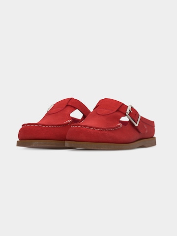 TIMBERLAND Muiltjes 'CLASSIC' in Rood