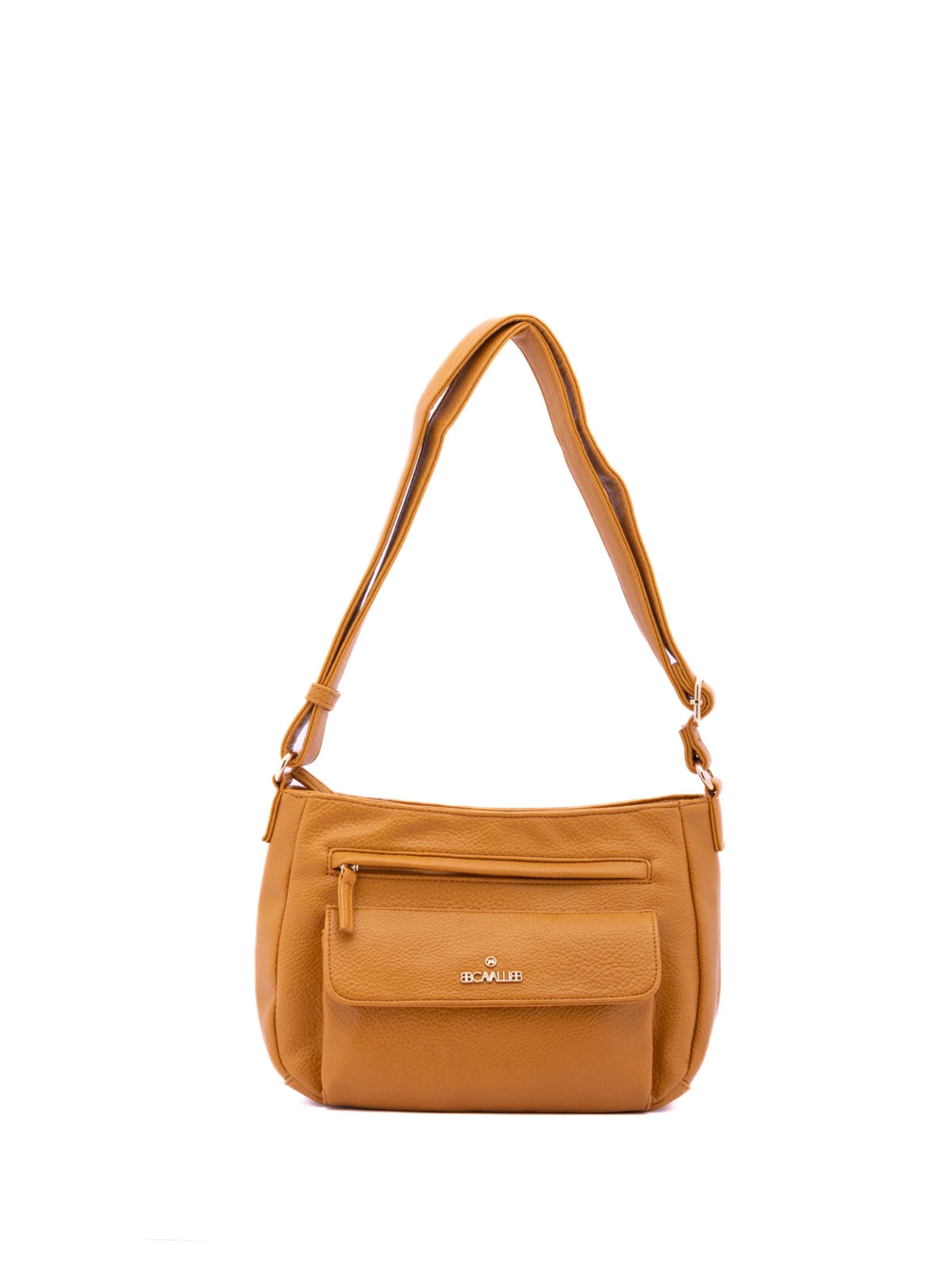 Borsa a spalla 'Borsa a Spalla Donna B Cavalli Ecopelle Zip' di B. Cavalli in giallo: frontale
