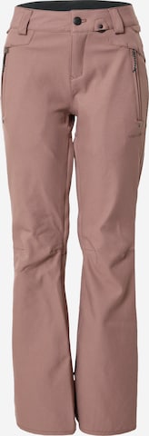 Regular Pantalon outdoor 'SPECIES' Volcom en rose : devant