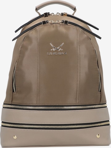 SANSIBAR Backpack in Brown: front