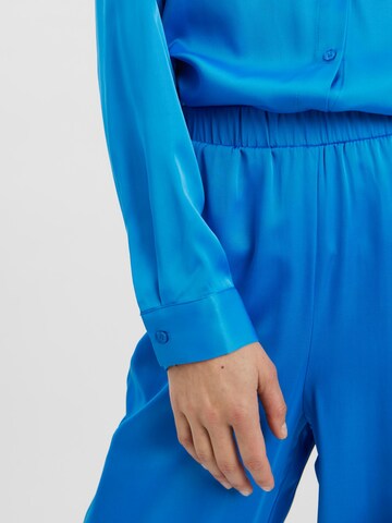 VERO MODA Zvonové kalhoty Kalhoty 'Natalia' – modrá