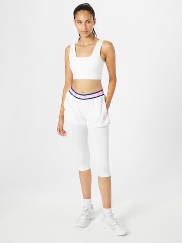 BIDI BADU Regular Workout Pants 'Kara Tech Shopri' in White