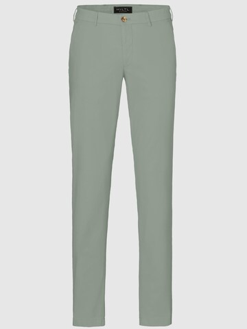 Hiltl Slim fit Chino Pants 'Taura - Essential Chino' in Green: front