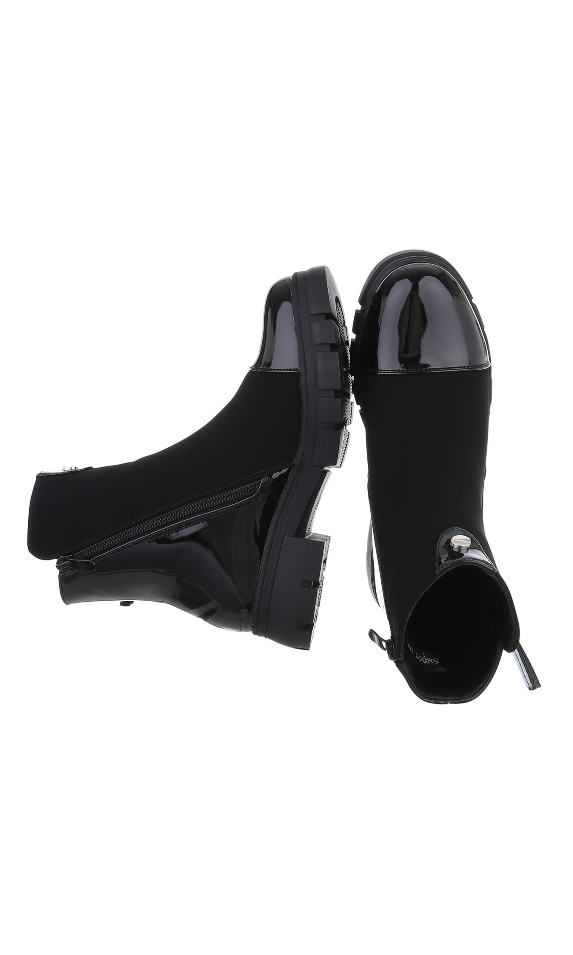 Ital-Design Stiefelette in Schwarz