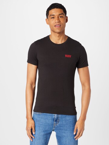 LEVI'S ® T-shirt 'Crewneck Graphic' i svart: framsida