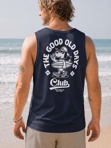 Neverless Shirt 'Good old Days'‌‌‌‌‌‌‌‌‌‌ in Blau
