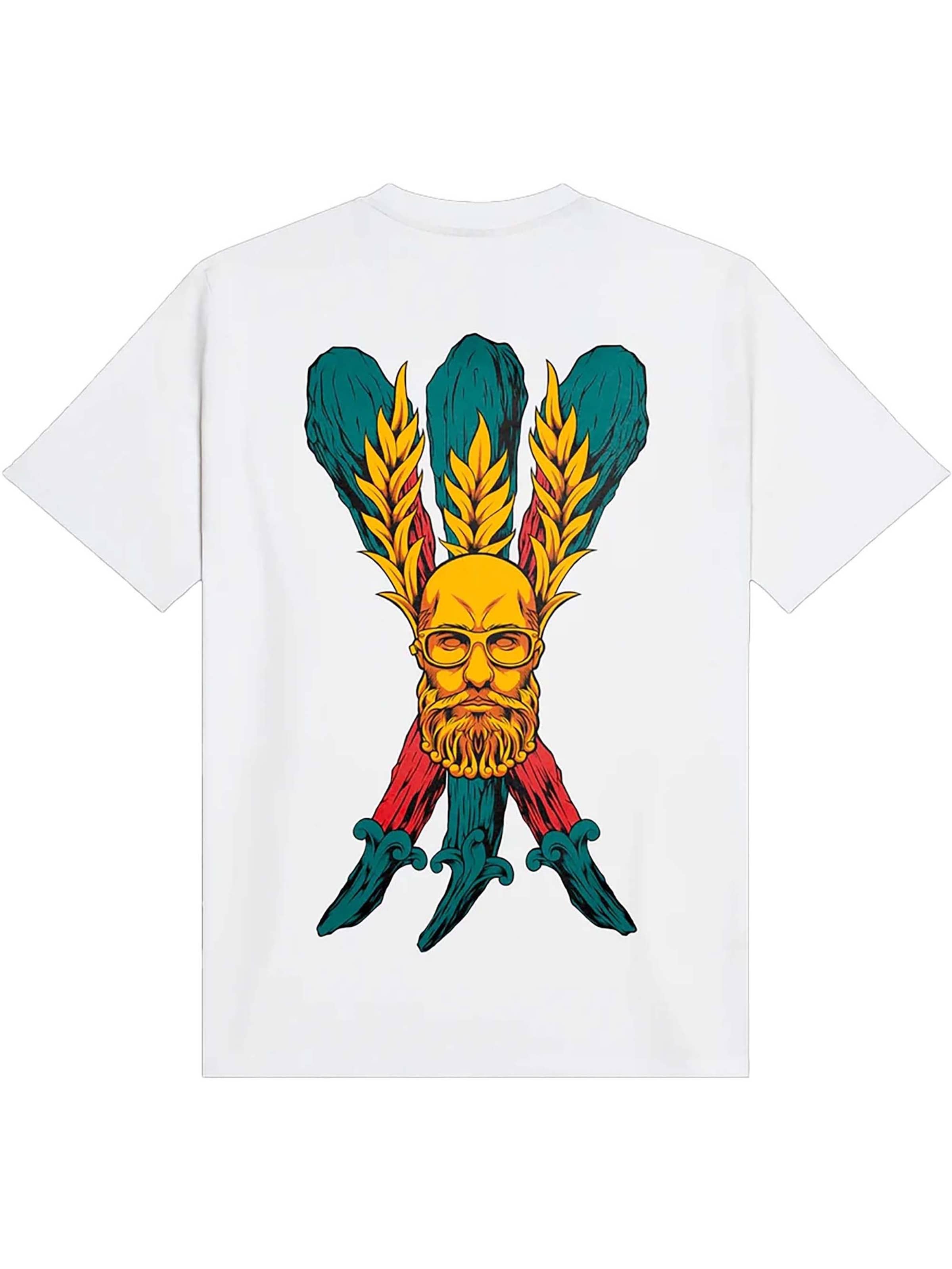 DOLLY NOIRE Shirt 'Drei Der Stäbe' in White