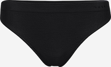 FALKE String 'Seamless' in Schwarz: Vorderseite