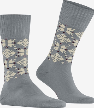 ESPRIT Socks 'Winter Star' in Silver: front