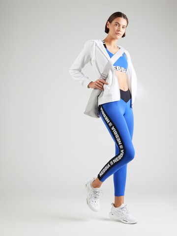 Skinny Pantaloni sportivi di NEBBIA in blu