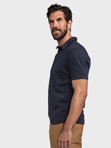 Coupe regular Chemise fonctionnelle 'Triest' Schöffel en bleu