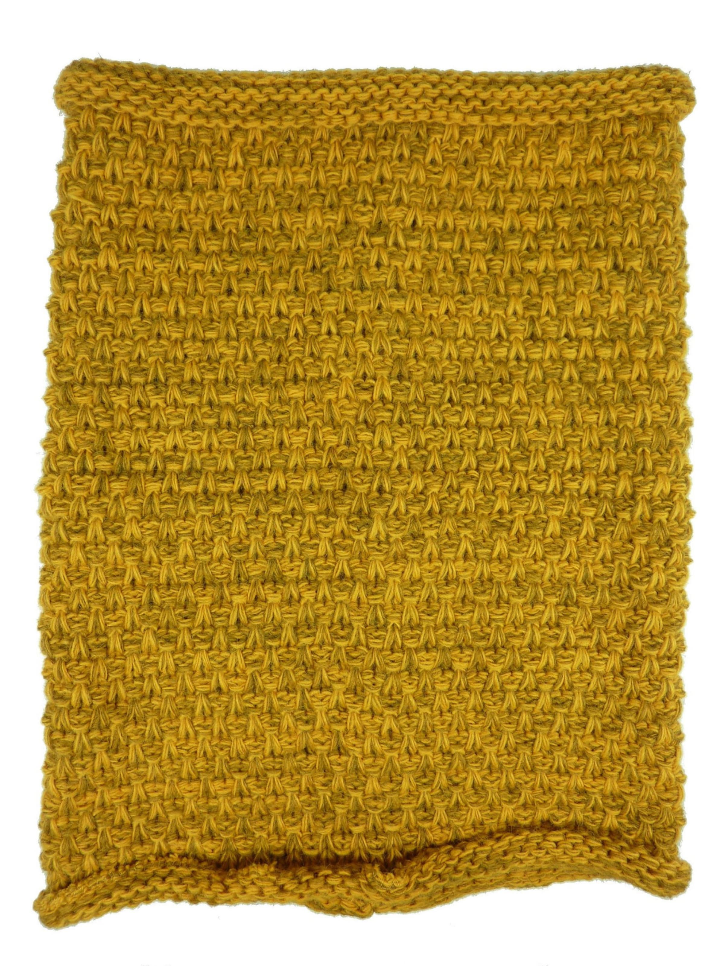 Kumixi Mütze 'Set: Mütze & Loop Schal'‌‌‌‌‌‌‌‌‌ in Gelb