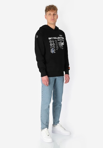 SPITZBUB Sweatshirt in Black
